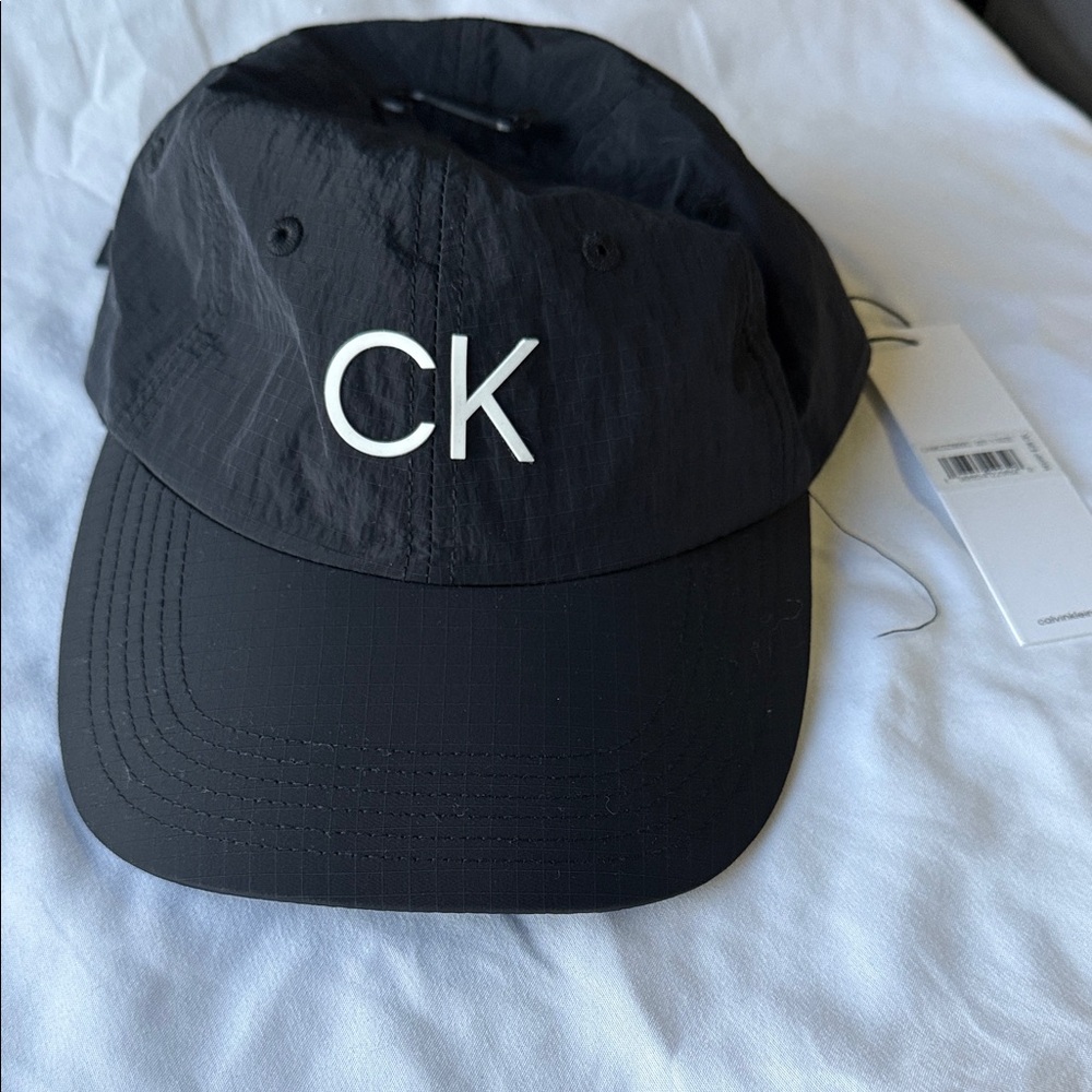 Calvin Klein Black Logo adult hat